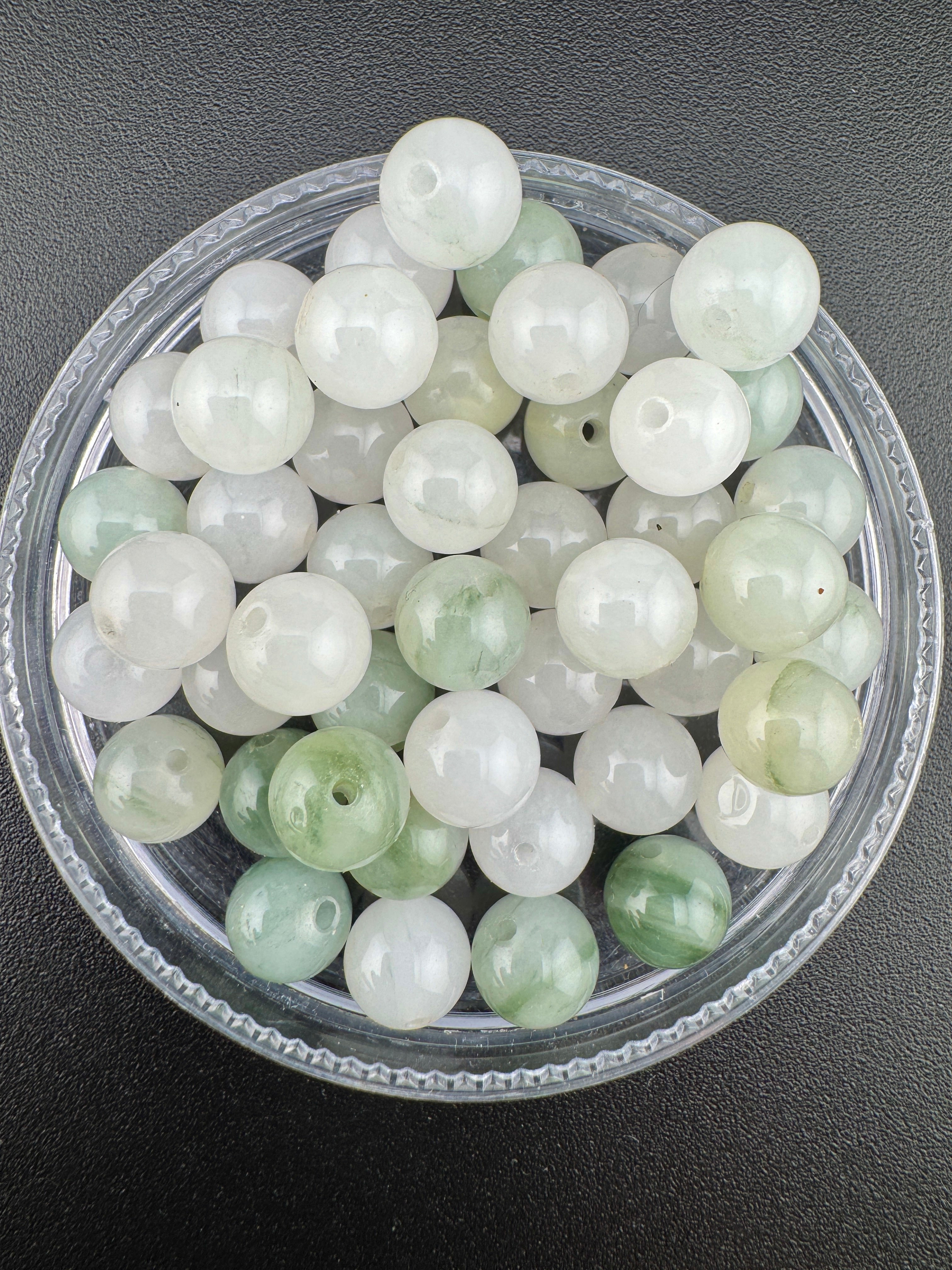 Ice Jade Beads Available in 6mm, 8mm, 12mm Sizes