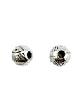 6mm Spacer Bead Rhodium