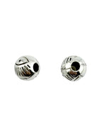 6mm Spacer Bead Rhodium