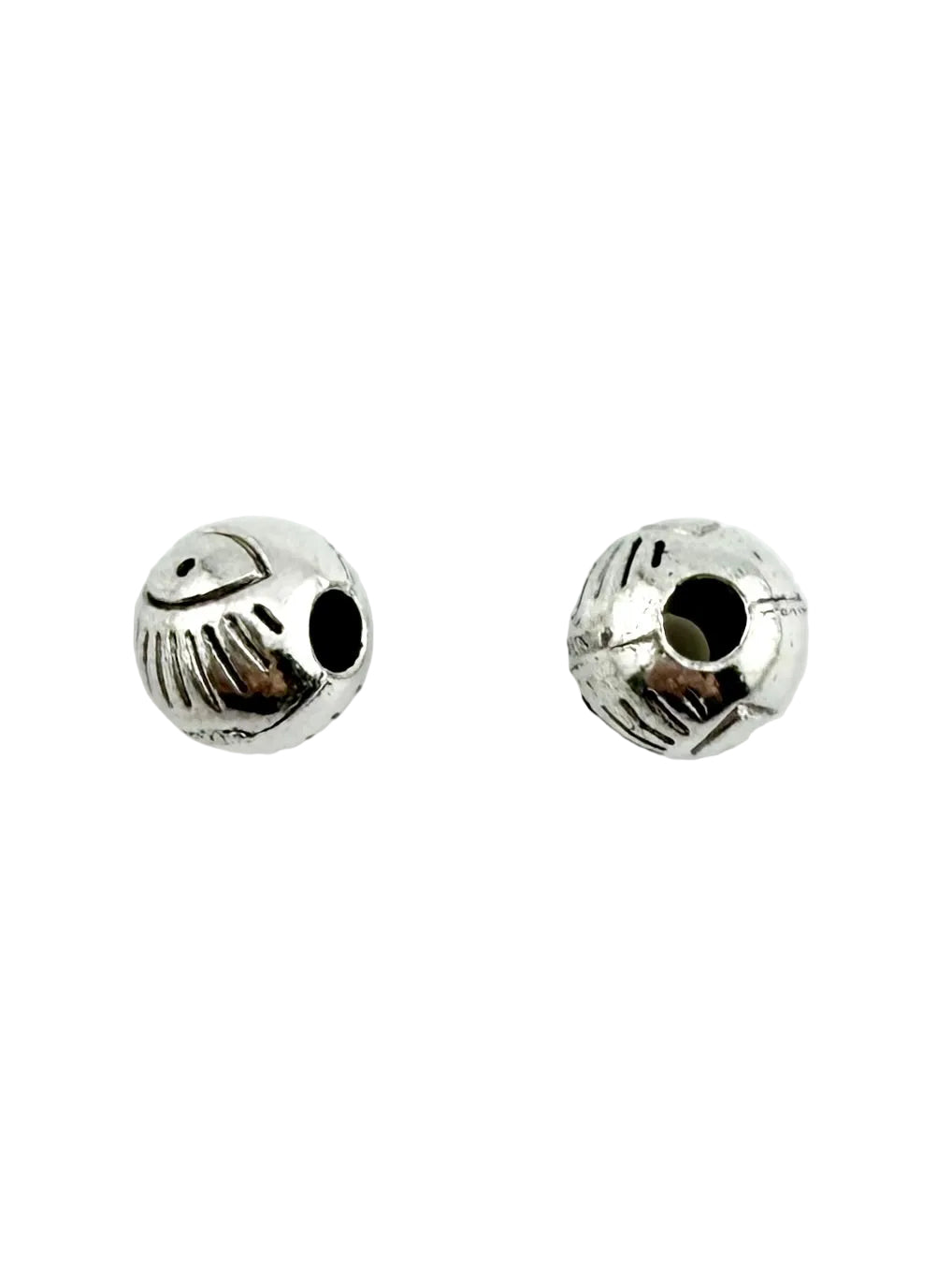 6mm Spacer Bead Rhodium