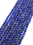 3.2mm Faceted Lapis Lazulie Beads