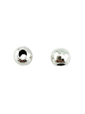 4x5mm Large Hole Spacer Bead Rhodium
