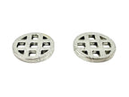 1.5x15.5mm Disk Spacer Bead Rhodium