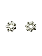 1x4mm Daisy Spacer Rhodium