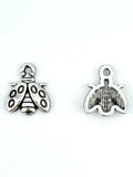 14mm Busy Bee Charm Rhodium