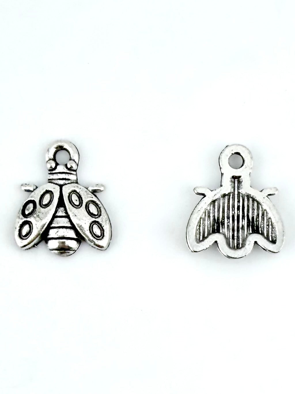 14mm Busy Bee Charm Rhodium