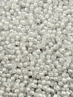 Mino Seed Beads 11/0 Crystal White Color Lined