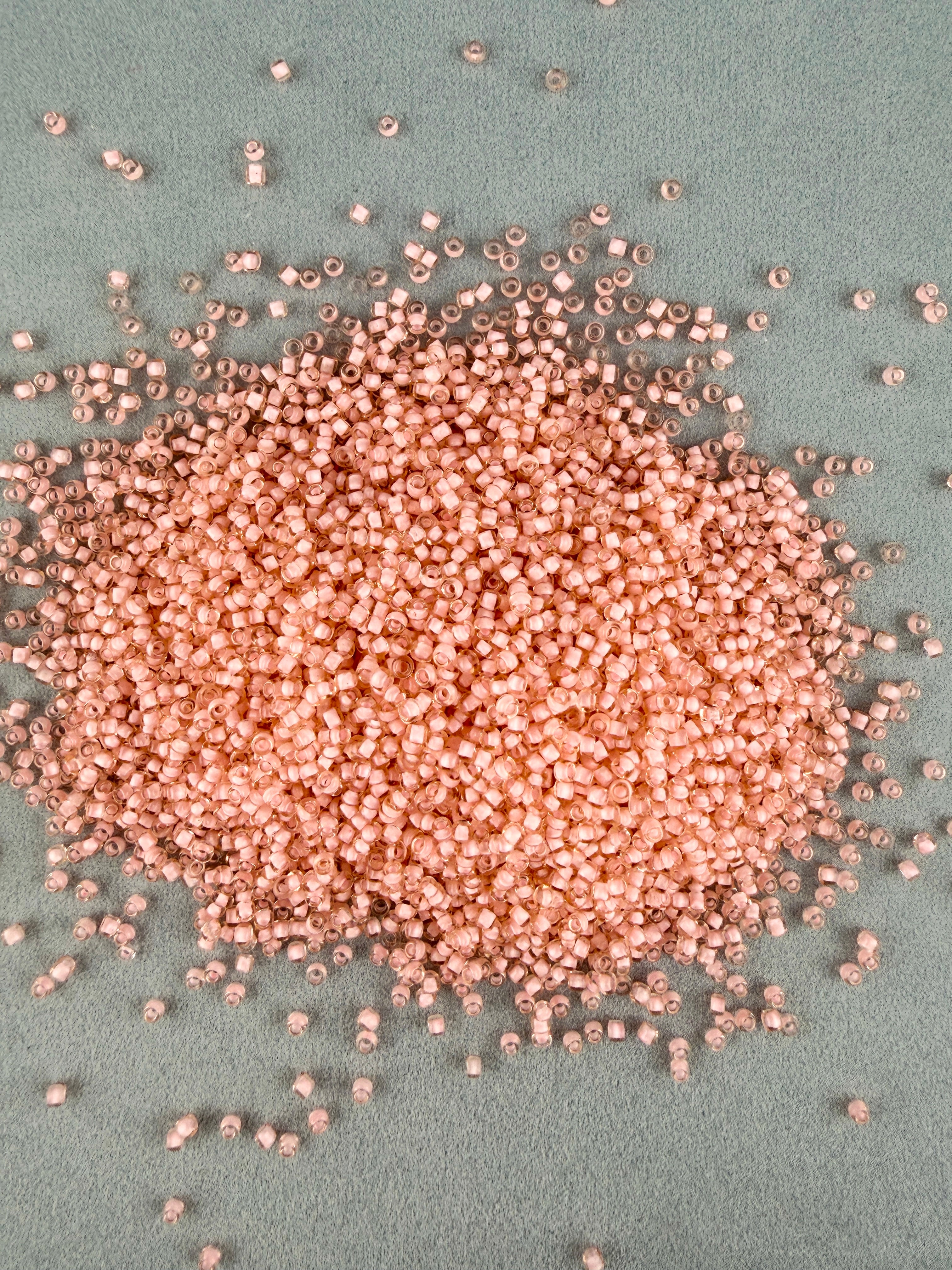 Mino Seed Beads 11/0 Crystal Pink Color lined