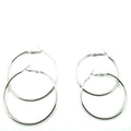 Round Frame Hoop Earing Pair 2mm Thick