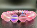 Matte Pink Moon Light Quartz Beads Available in 6mm, 8mm Sizes