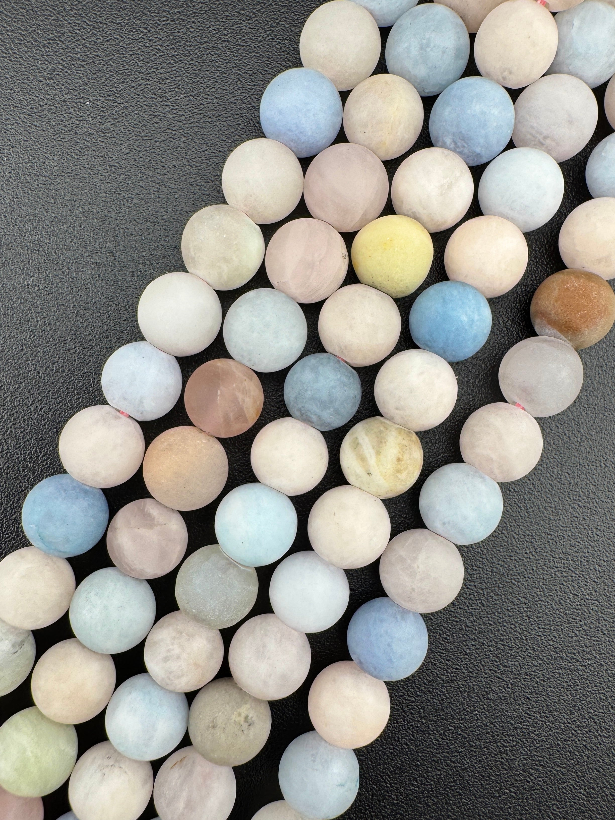 Matte Chalcedoney Quartz Beads Available in 8mm Sizes