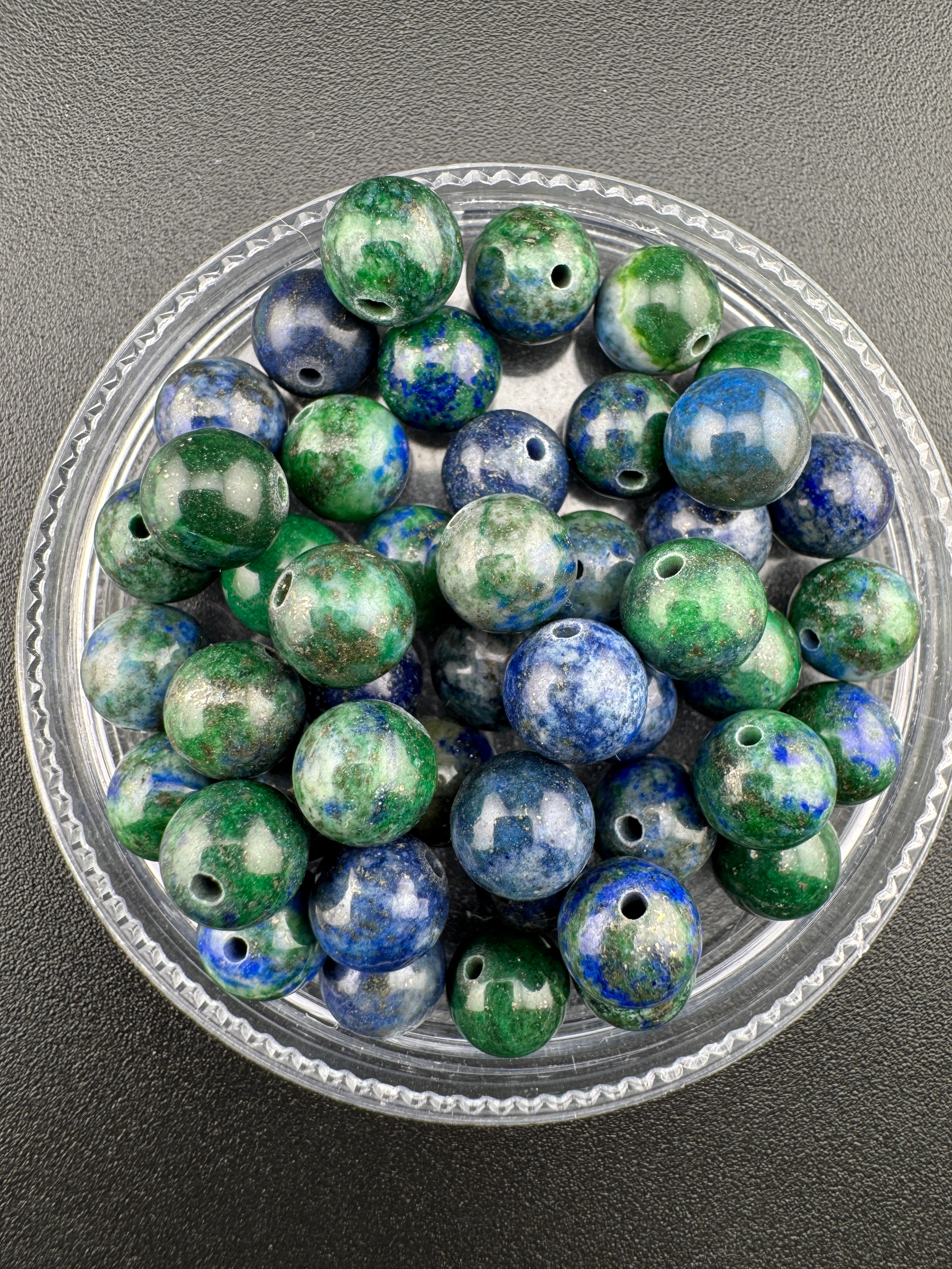 Azurite Malachite Beads Available in 6mm, 8mm, 10mm Sizes