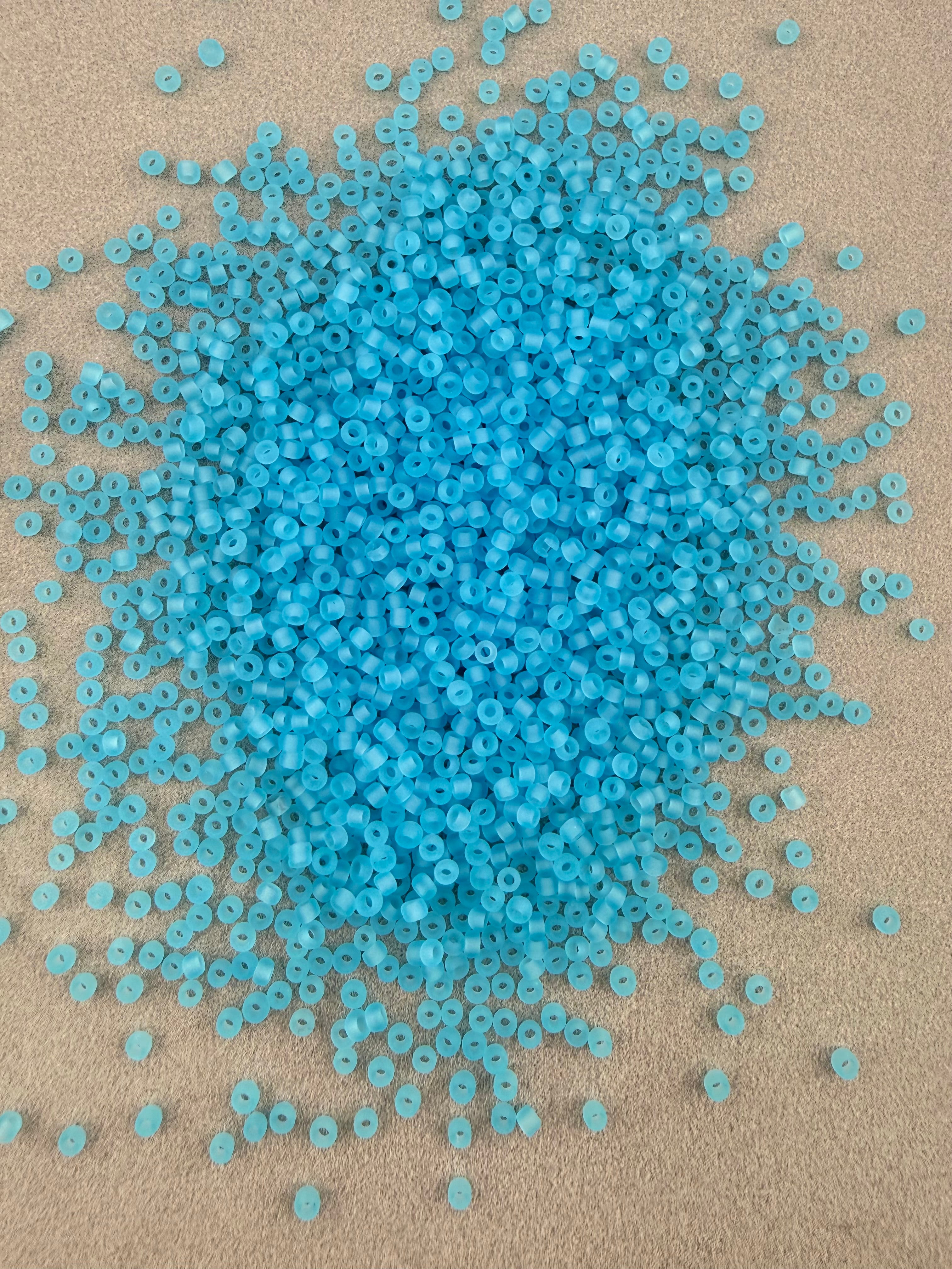 Mino Seed Beads 11/0 Matte Transparent Light Blue
