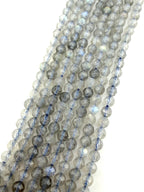 3mm Faceted Labradorite Beads