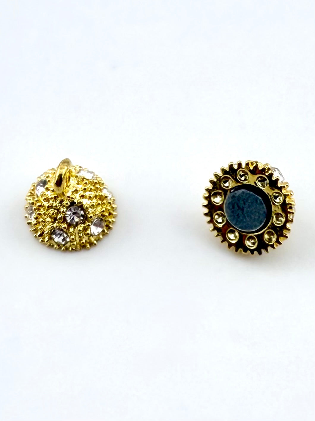 10.5mm Round Magnetic Claps Gold