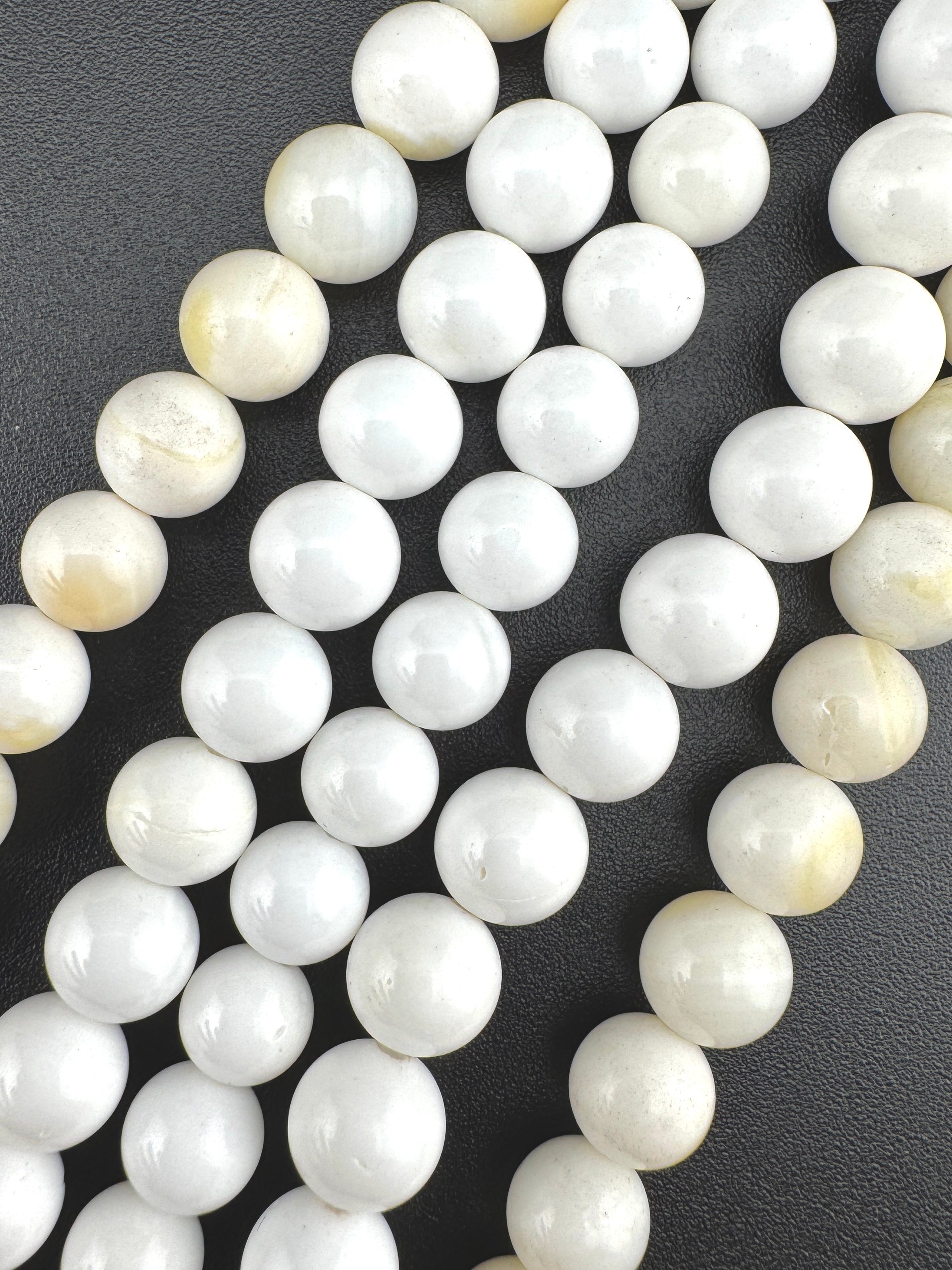 Tridacna Beads Available in 4mm, 6mm, 8mm Sizes