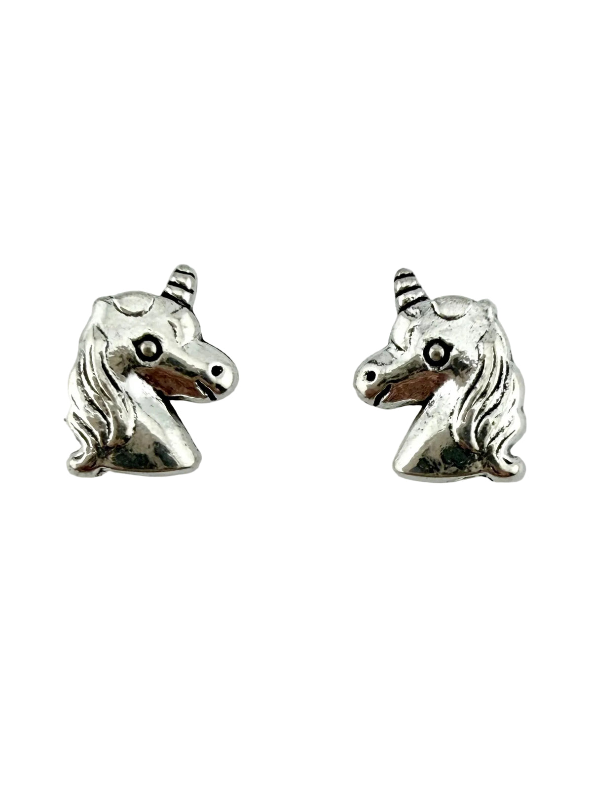 11x10mm Unicorn Spacer Bead Rhodium