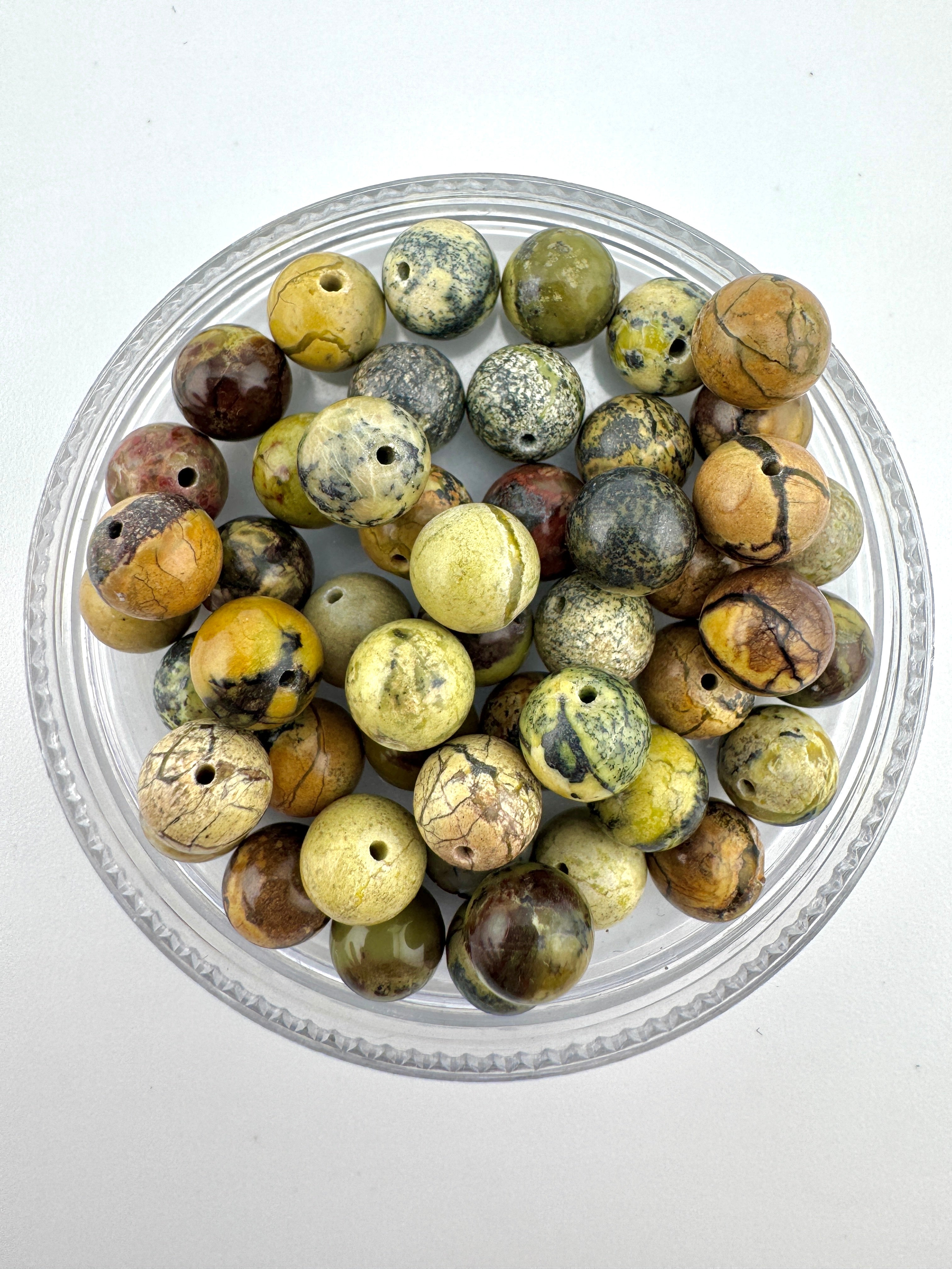 Yellow Turquoise Beads Available in 8mm Sizes