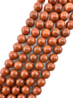 Gold Stone Man Made Beads Available in 6mm, 8mm Sizes