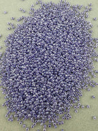 Mino Seed Beads 11/0 Crystal Luster Purple Color Lined
