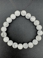 Matte White Howlite Beads Available in 4mm, 6mm, 8mm, 10mm Sizes