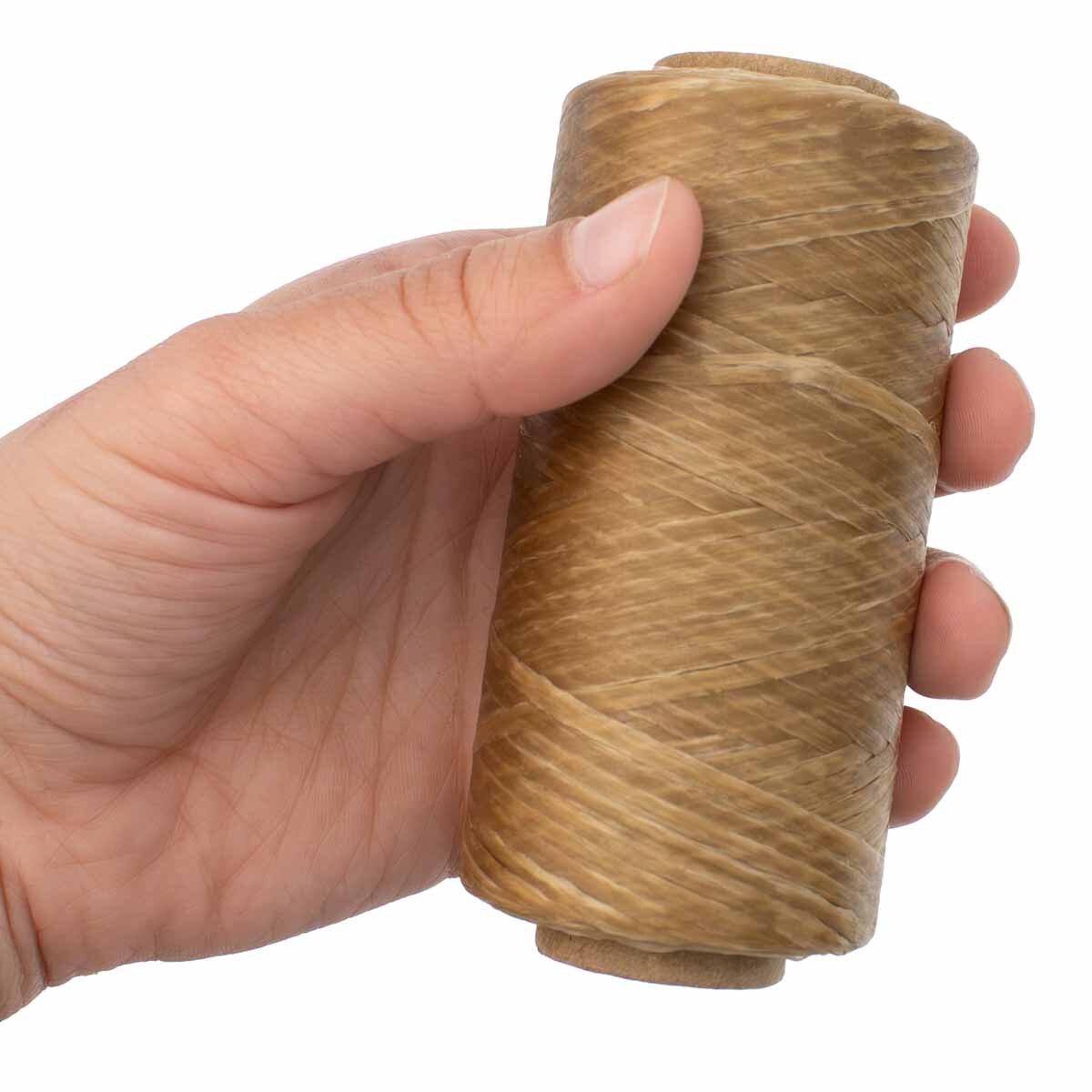 Artificial Sinew – Natural, White, Black,  5-Ply, 4 oz Spool (Approx. 131 Yards)