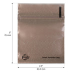 Tarnish-Protected Zip Resealable Bags for Jewelry & Metal Storage – 3″ × 3″ 50pcs