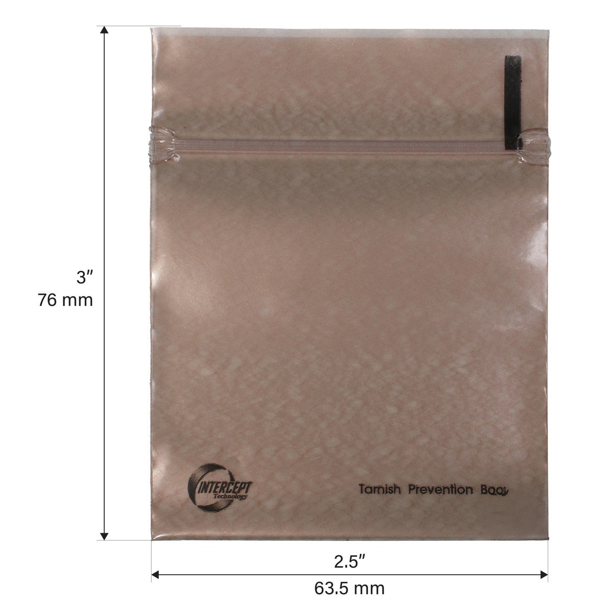 Tarnish-Protected Zip Resealable Bags for Jewelry & Metal Storage – 3″ × 3″ 50pcs