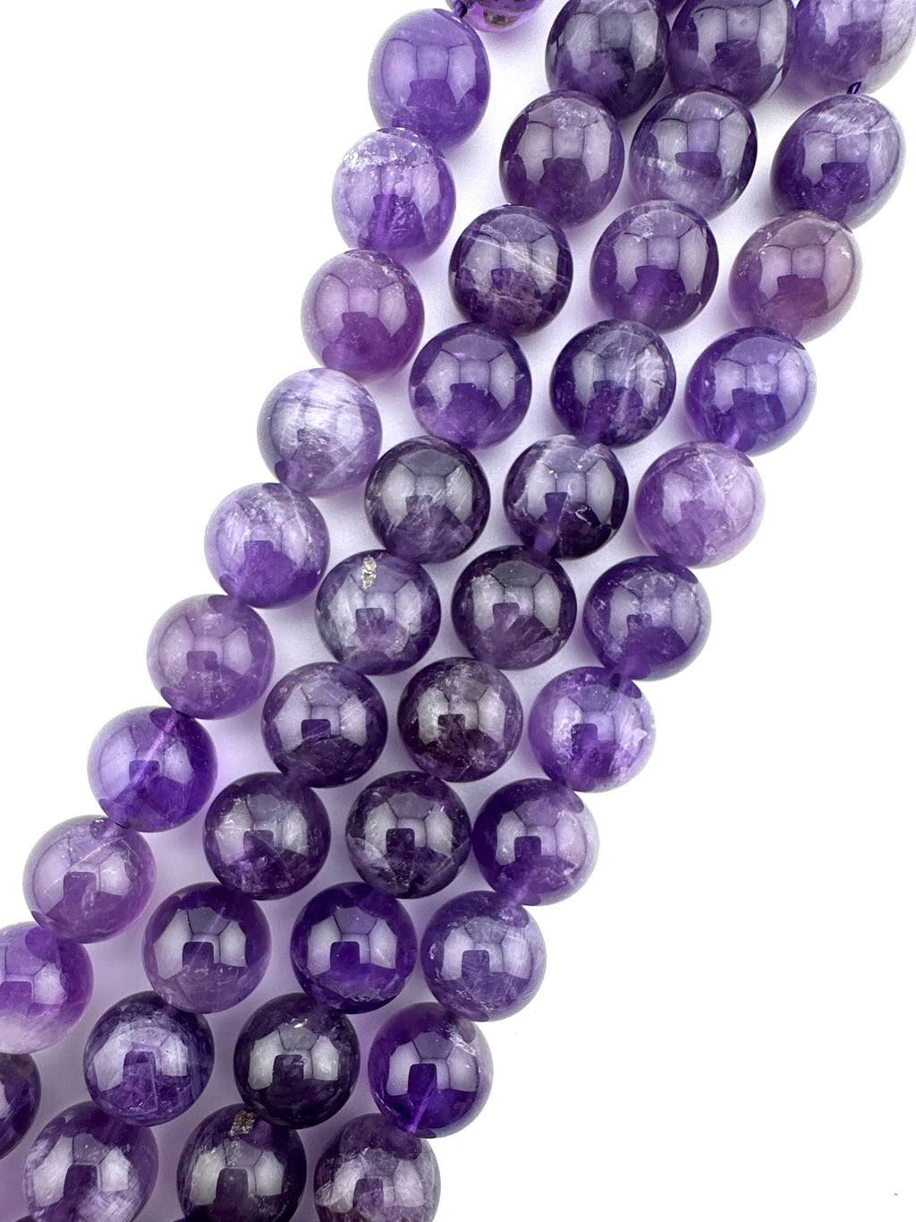 Amethyst Beads Availabile in 6mm, 8mm, 10mm, 12mm, 14mm Sizes
