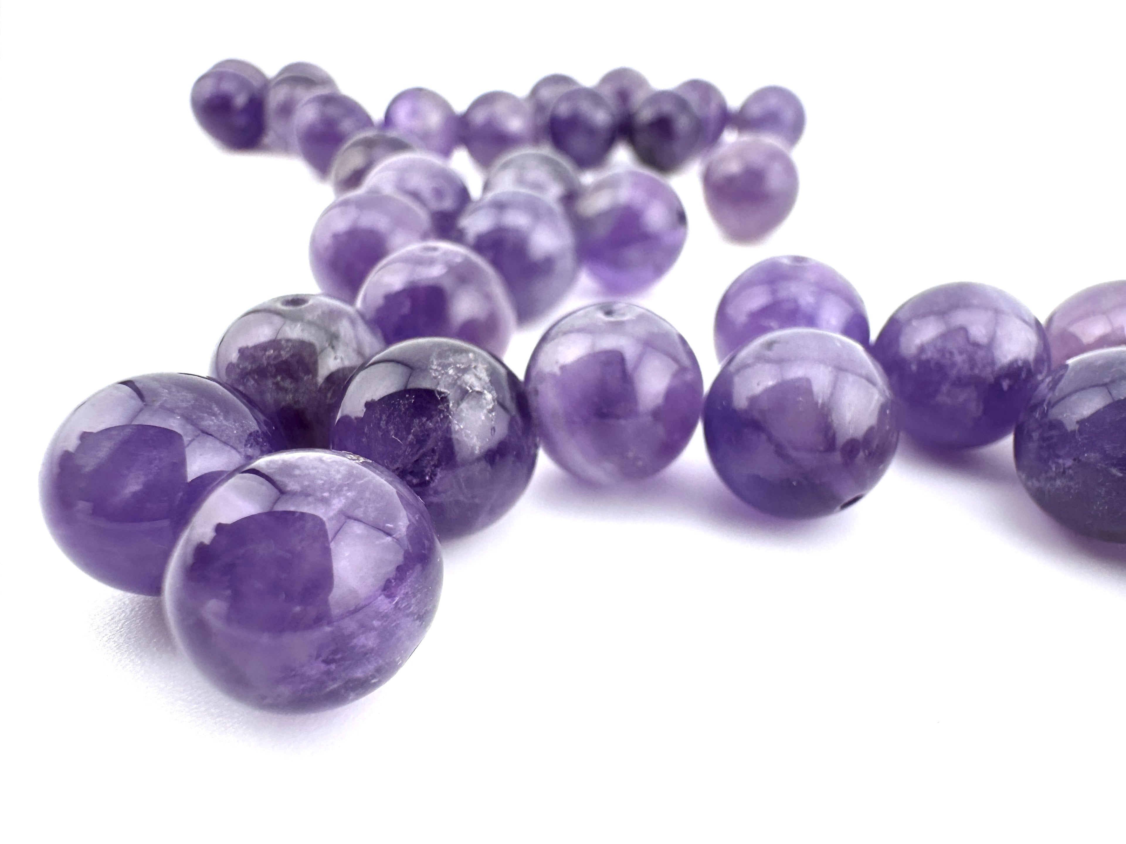 Amethyst Bracelet Availabile in 6mm, 8mm, 8mmFaceted, 10mm, 12mm, 14mm Sizes