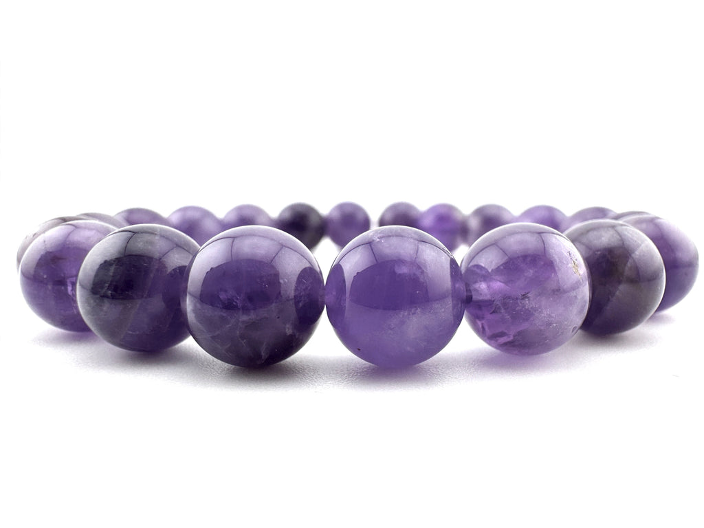 Amethyst Beads Availabile in 6mm, 8mm, 10mm, 12mm, 14mm Sizes