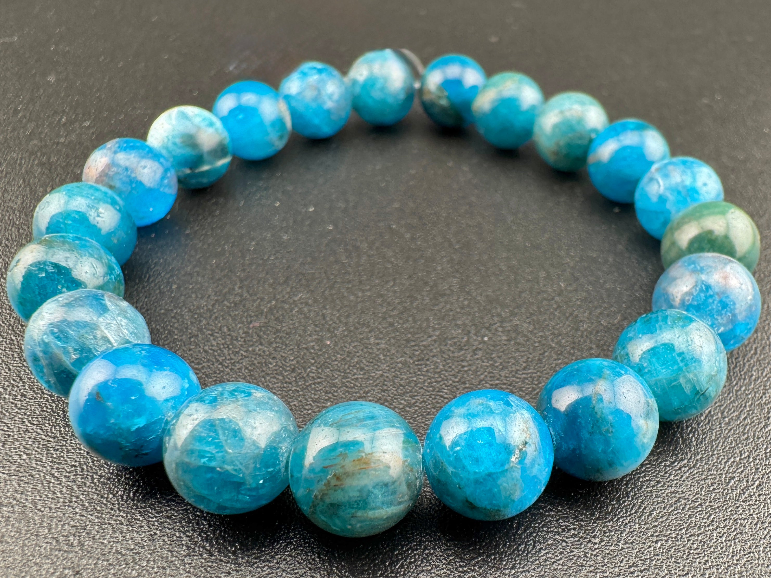 Apatite Bracelet Available in 6mm, 8mm, 10mm Sizes