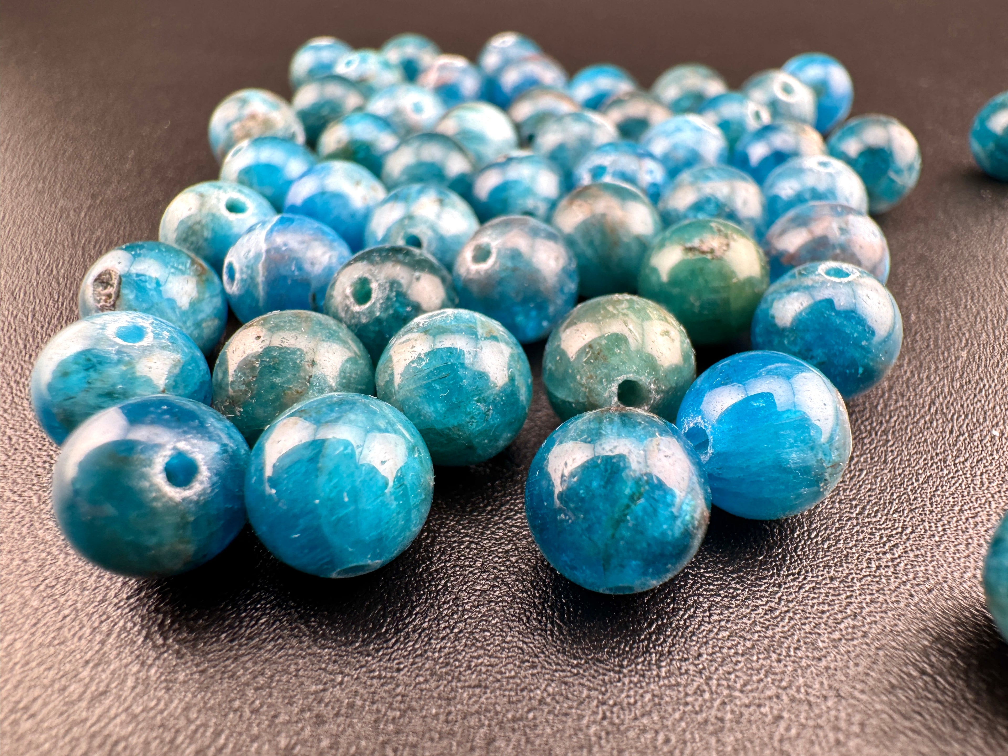 Apatite Bracelet Available in 6mm, 8mm, 10mm Sizes