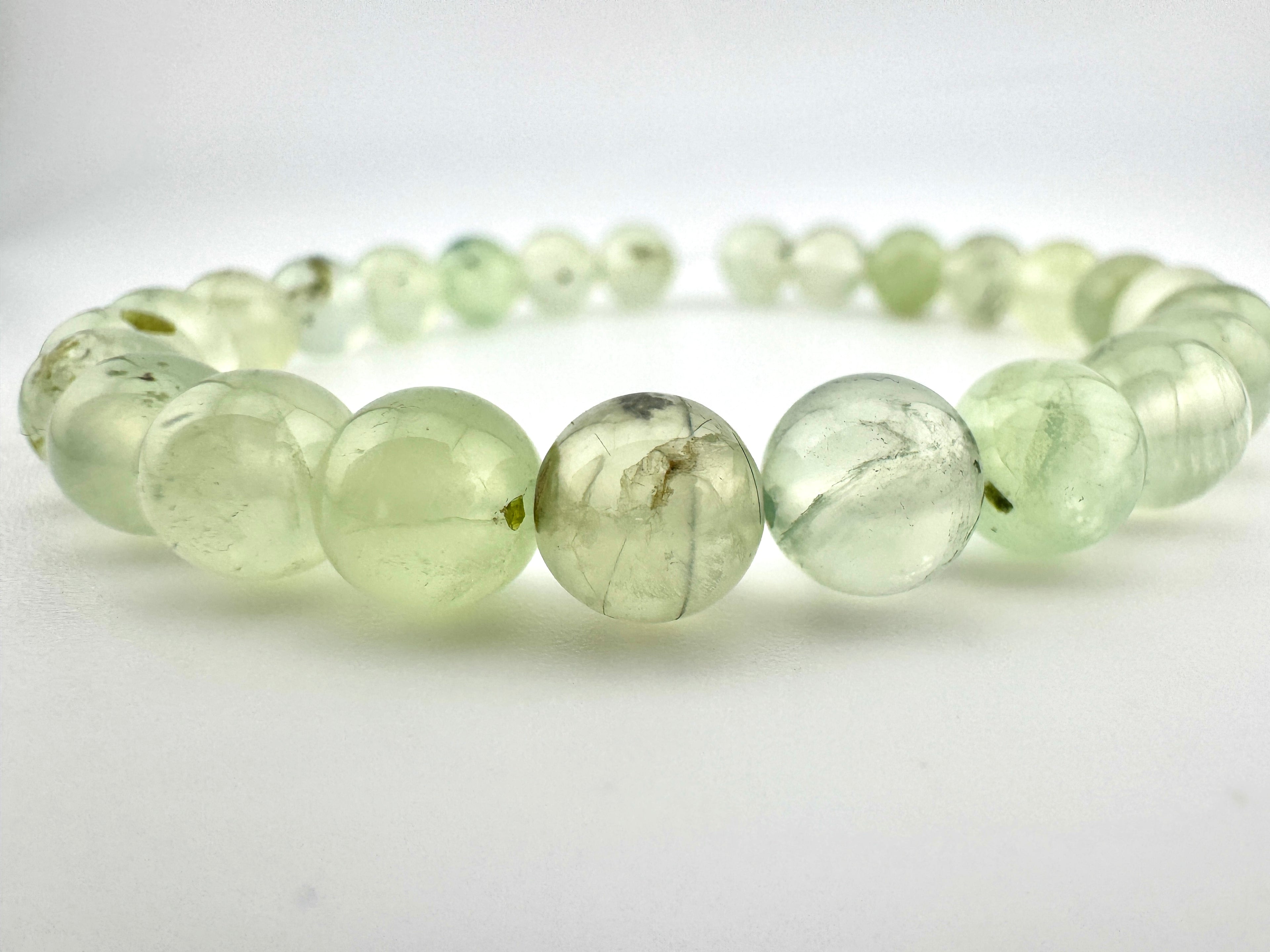 Prehnite Beads Available in 6mm, 8mm Sizes