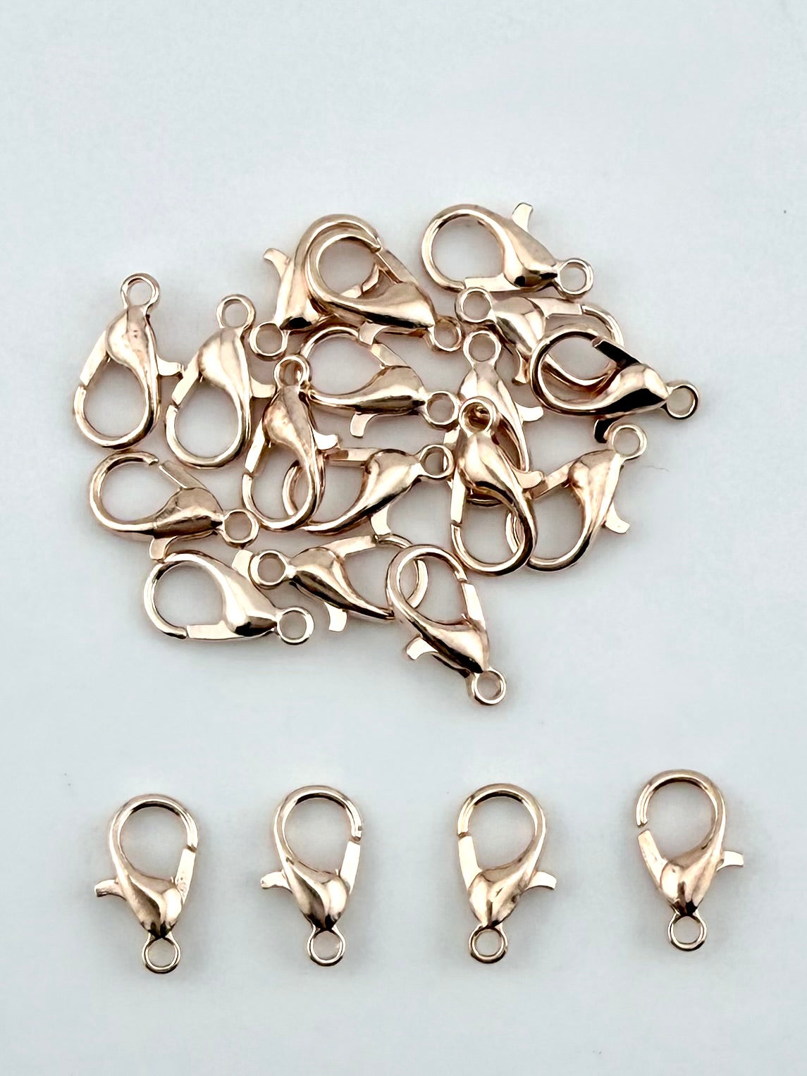 12mm Rose Gold Lobster Clasp