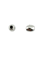 5x3mm Barrell Spacer Rhodium