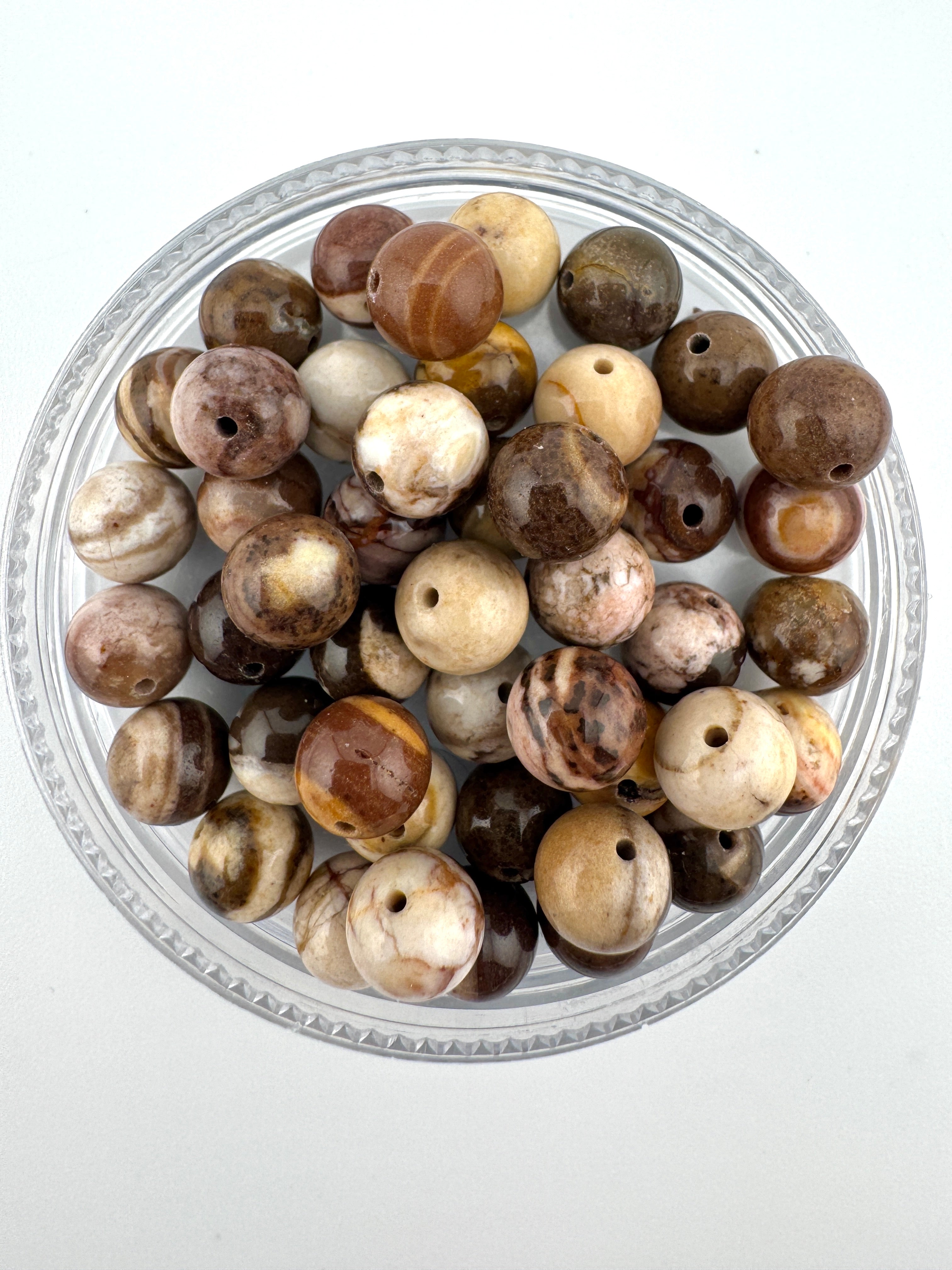 Australian Zebra Jasper Beads Available in 6mm, 8mm Sizes