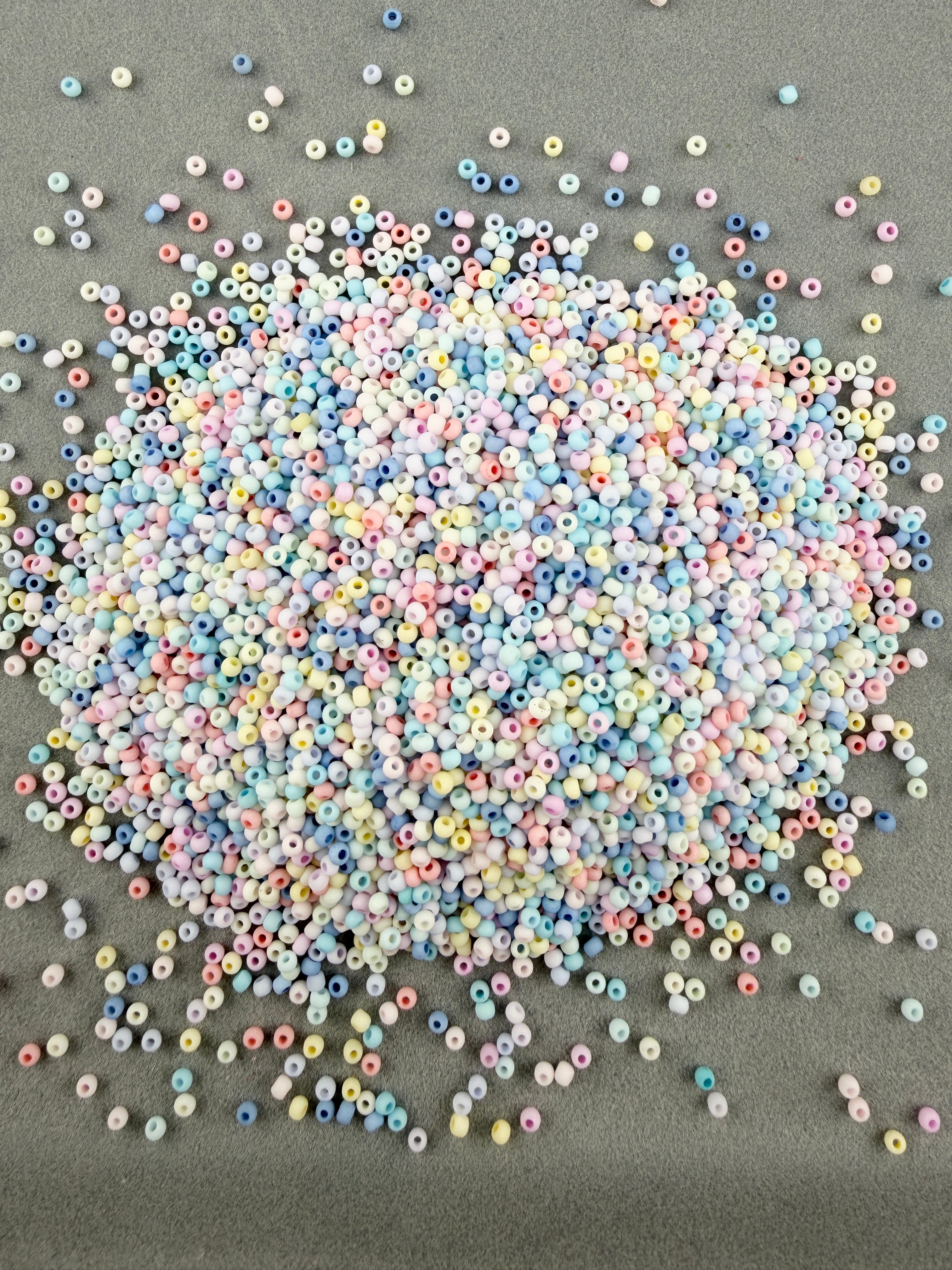 Mino Seed Beads 11/0 Multi Color Matte Pastel