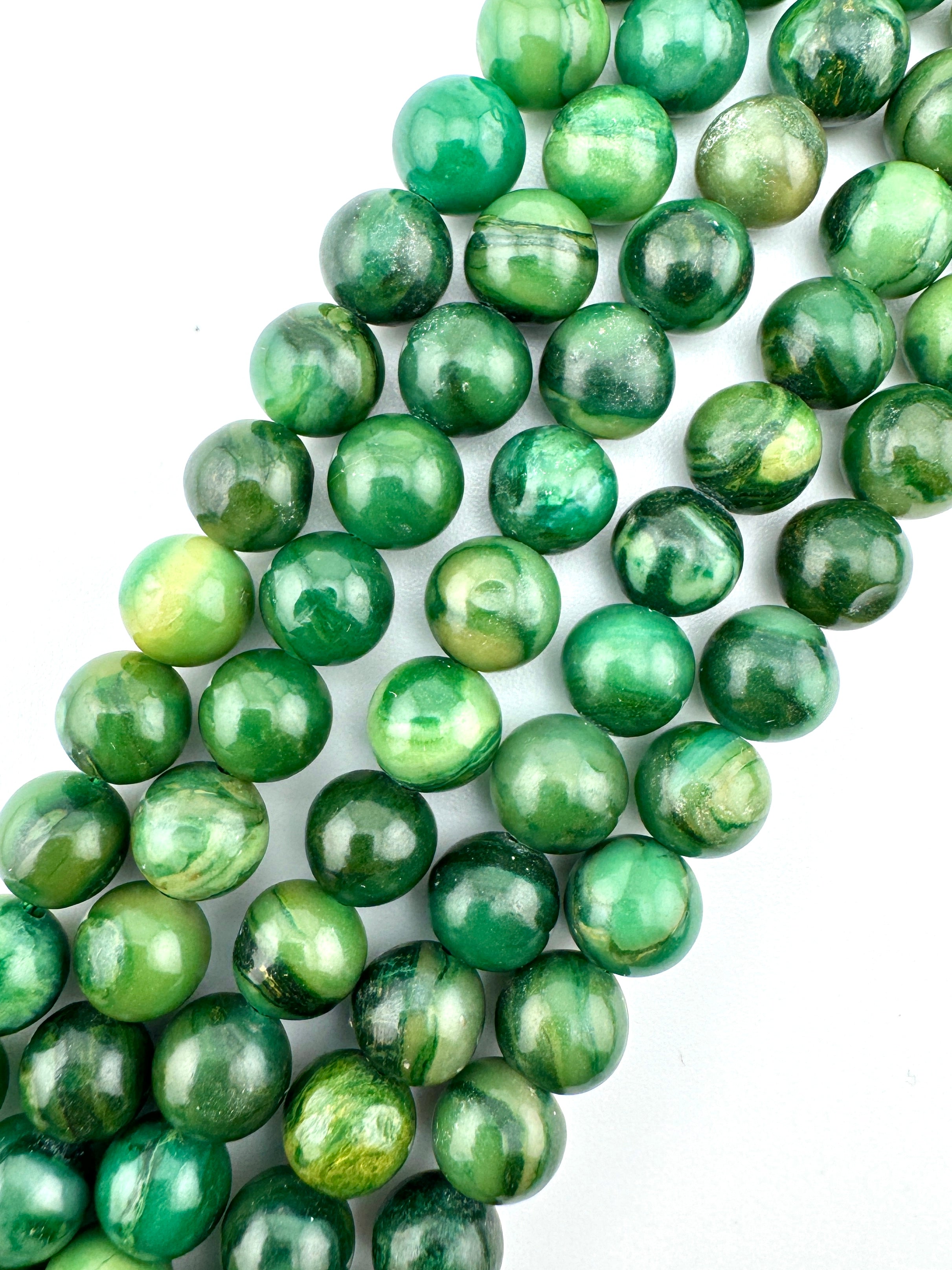 Veridite Beads Available in 6mm, 8mm Sizes