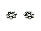 1.5x6mm Daisy Spacer Rhodium