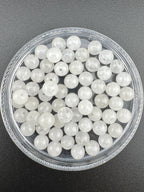 White Jade Beads Available in 6mm, 8mm Sizes