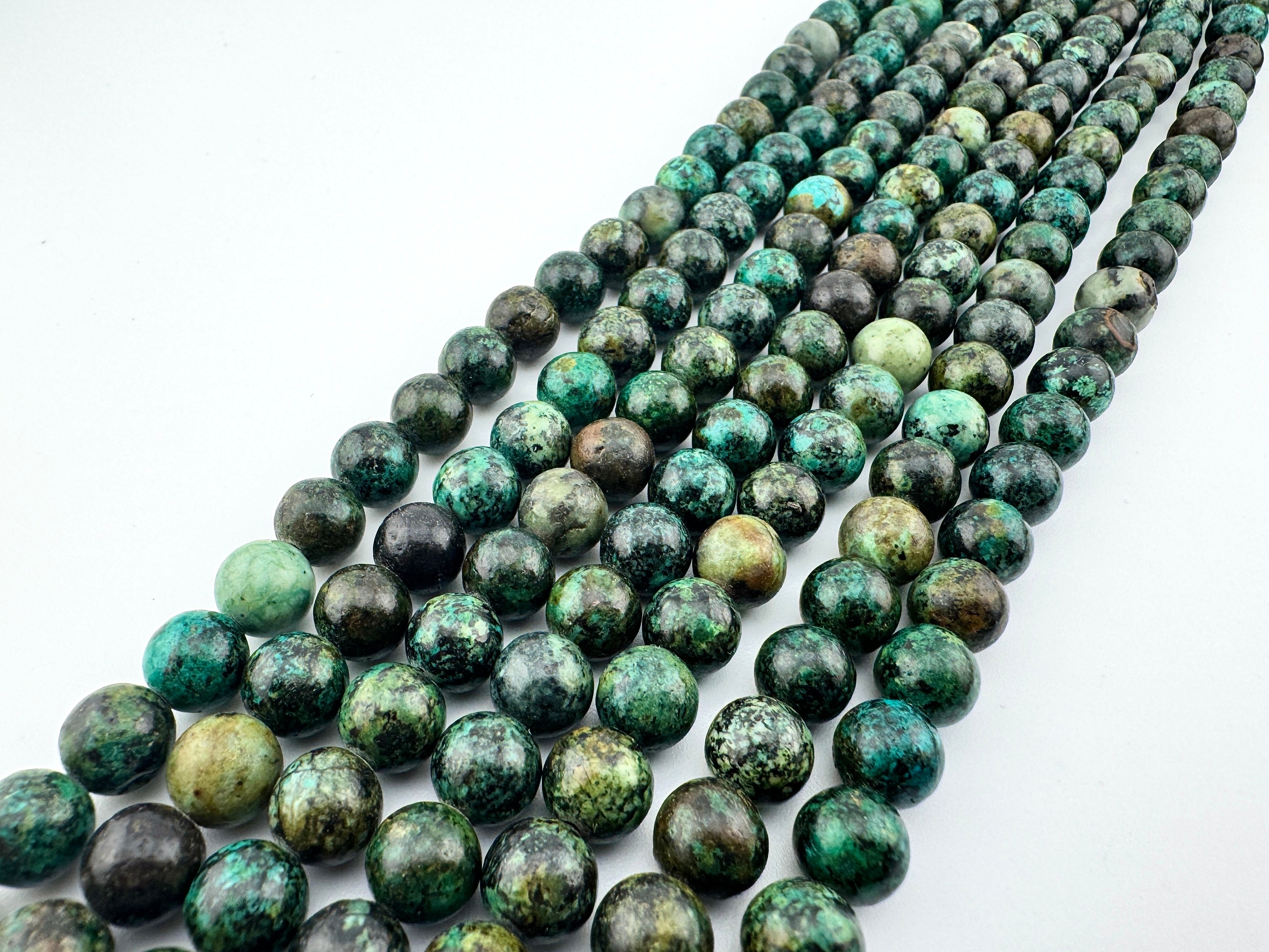 African Turquoise Beads Available in 6mm, 8mm, 10mm Sizes