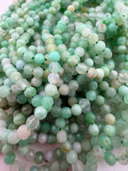 3.3mm Faceted Australian Jade Beads