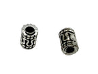 5.5x4mm Barrell Spacer Rhodium