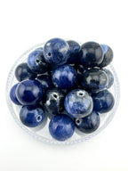 Sodalite Beads Available in 6mm, 8mm, 10mm, 12mm, 14mm Sizes