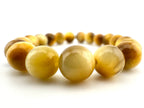 Dyed Tiger Eye Gold Beads Available in 6mm, 8mm Sizes