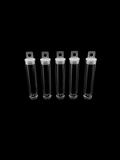 Clear Plastic Bead Storage Tubes – 20 Pieces