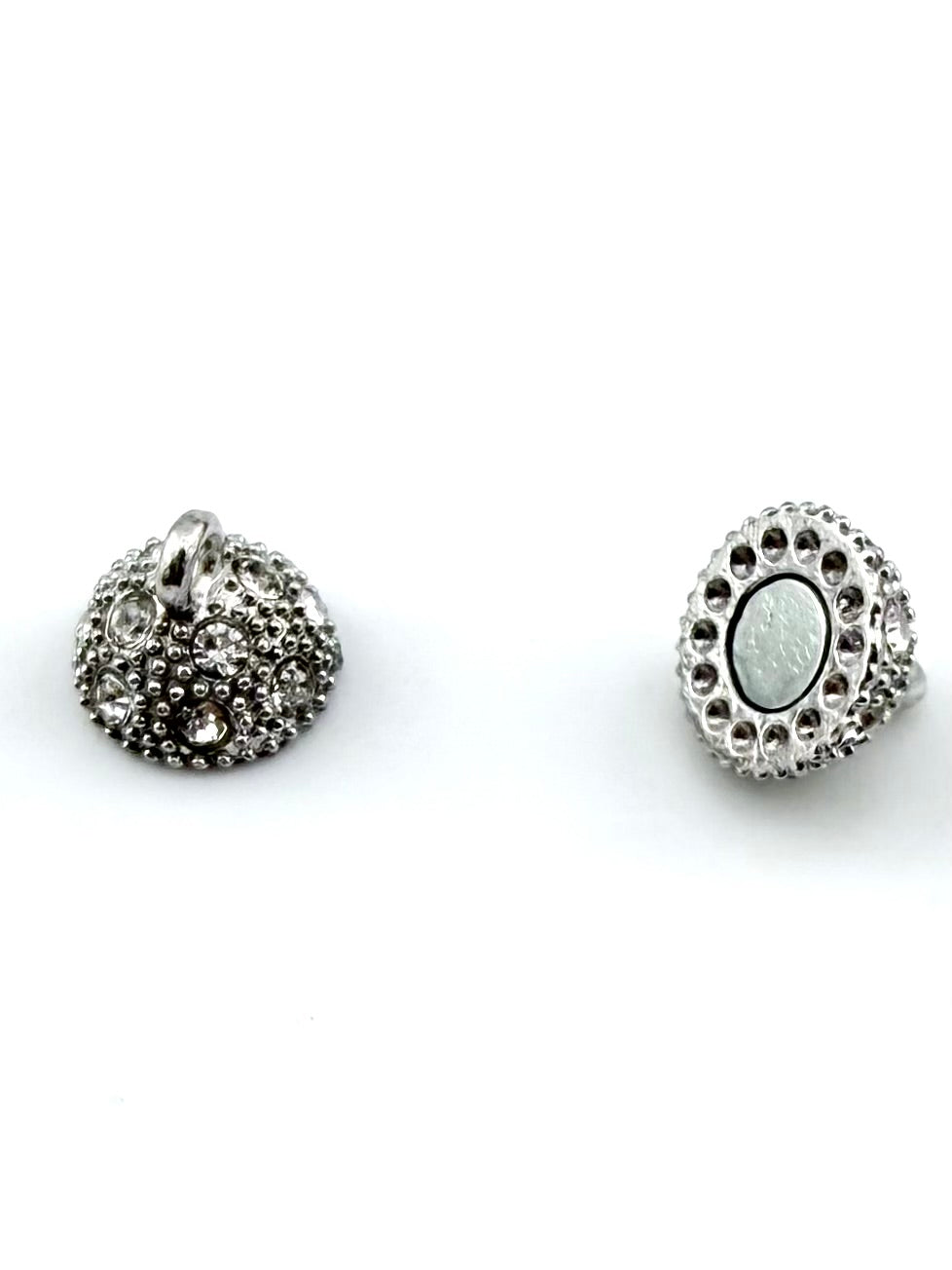 10.5mm Round Magnetic Claps Silver