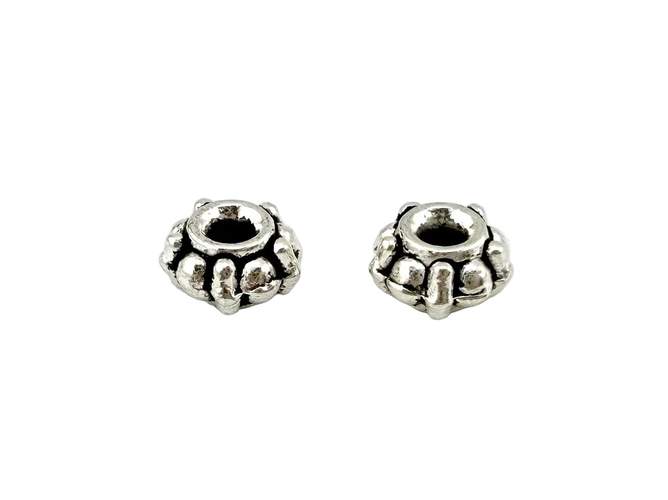 3.5x6.5mm Daisy Spacer Rhodium