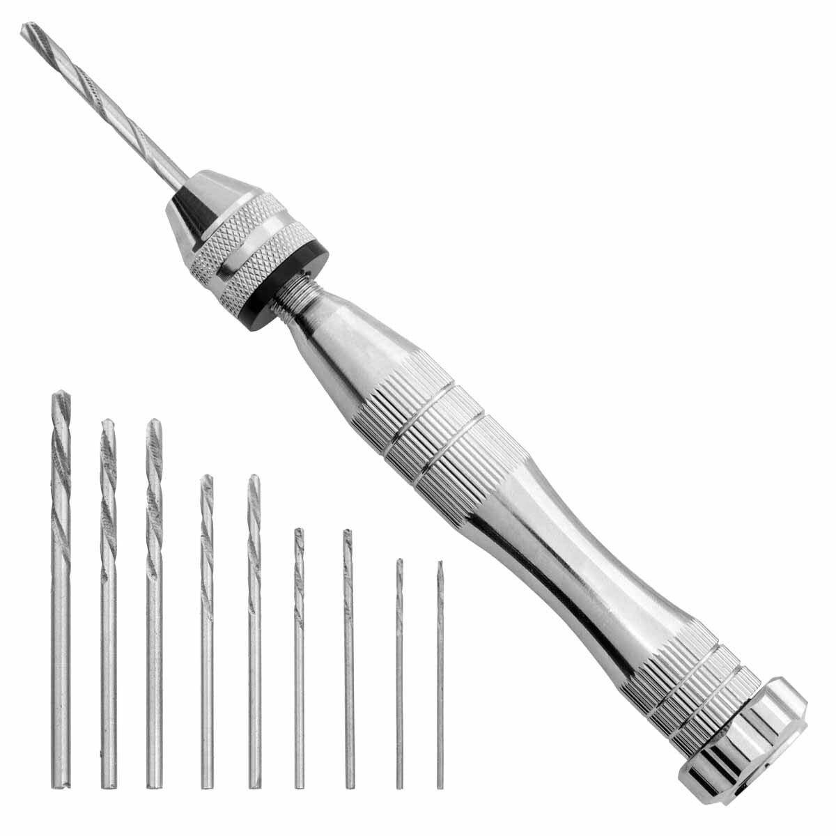10-Piece Craft Drill Bit Set – 0.8mm to 3mm Precision Bits for Jewelry & DIY
